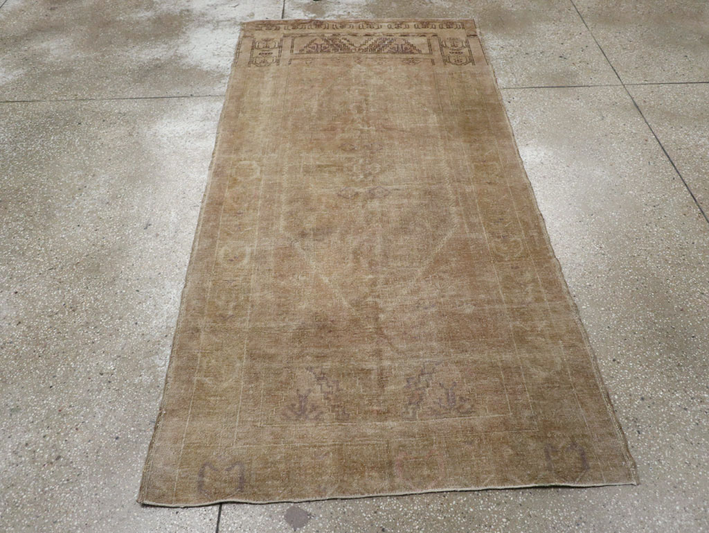 Vintage Turkish Oushak Rug, No.18602 - Gsblank