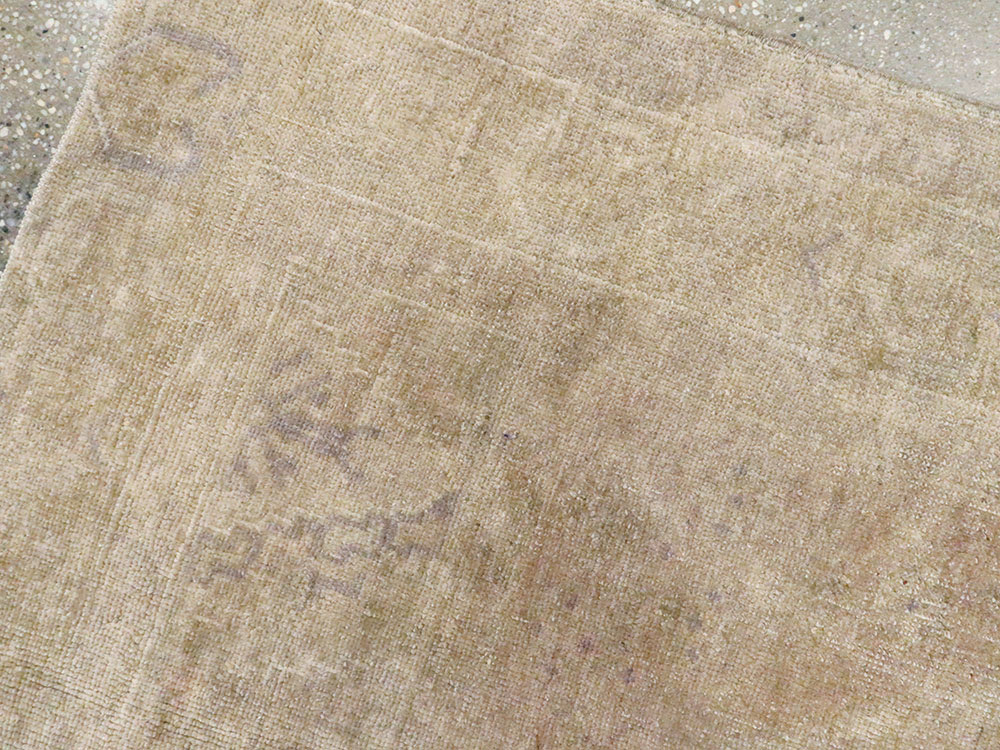 Vintage Turkish Oushak Rug, No.18602 - Gsblank