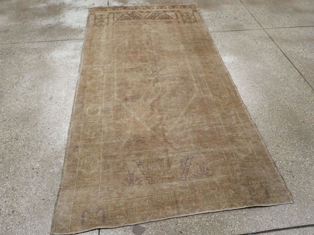 Vintage Turkish Oushak Rug, No.18602 - Gsblank