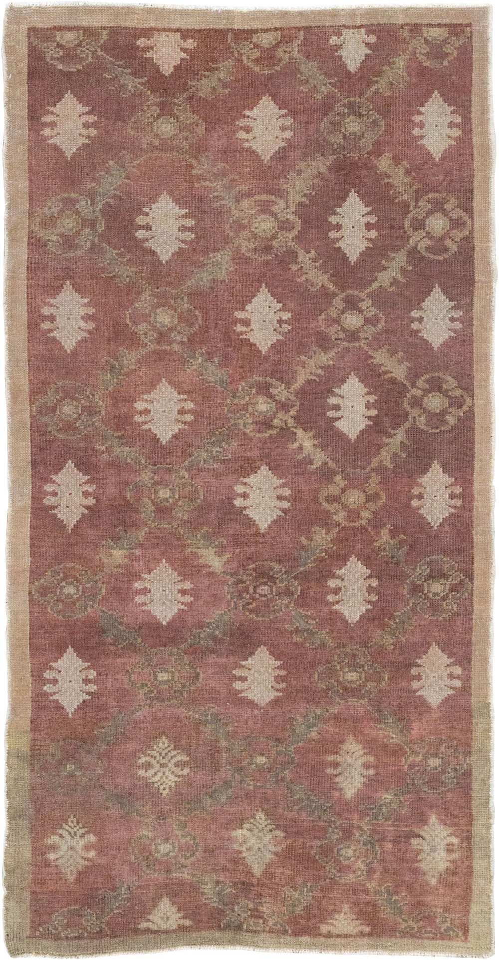 Vintage Turkish Anatolian Throw Rug, No.18618 - Gsblank