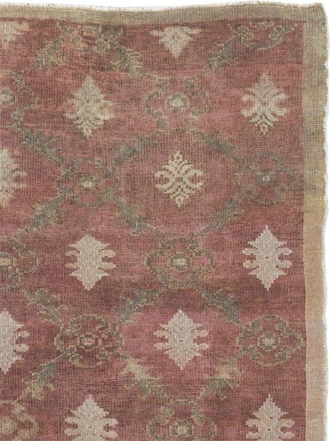 Vintage Turkish Anatolian Throw Rug, No.18618 - Gsblank