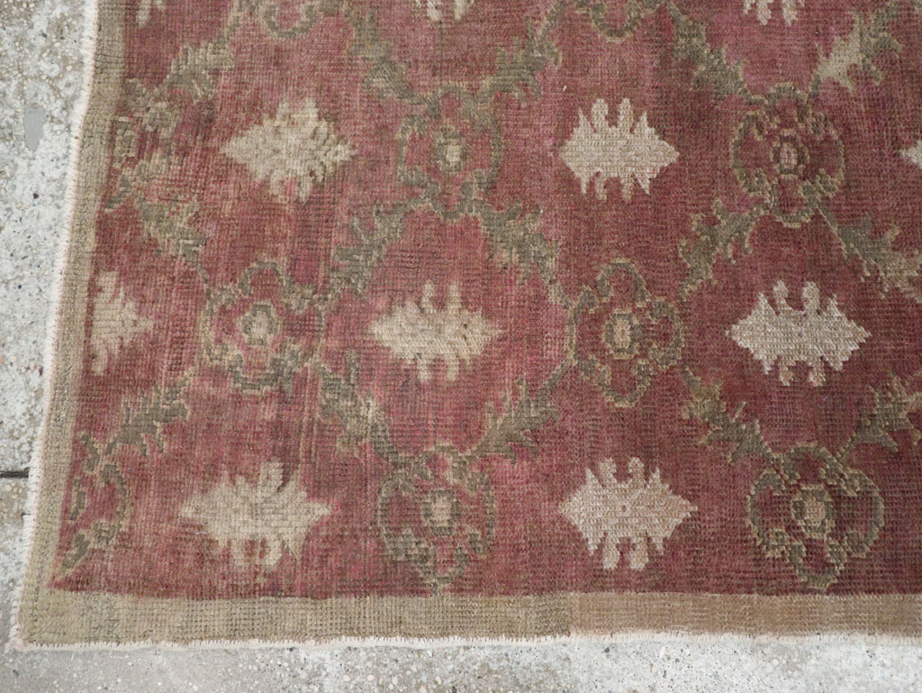Vintage Turkish Anatolian Throw Rug, No.18618 - Gsblank
