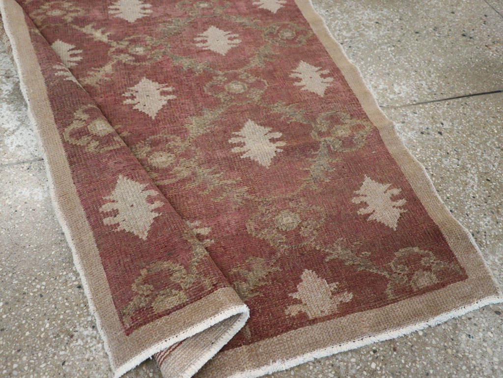 Vintage Turkish Anatolian Throw Rug, No.18618 - Gsblank