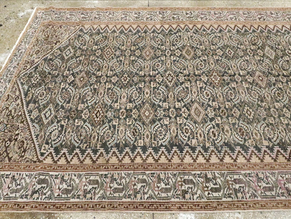 Vintage Persian Malayer Carpet, No.18637 - Gsblank