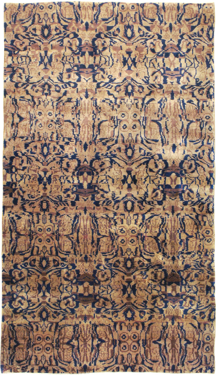 Vintage Indian Lahore Carpet, No.18650 - Gsblank