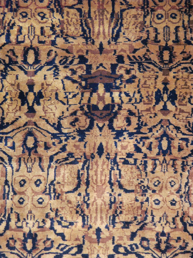 Vintage Indian Lahore Carpet, No.18650 - Gsblank