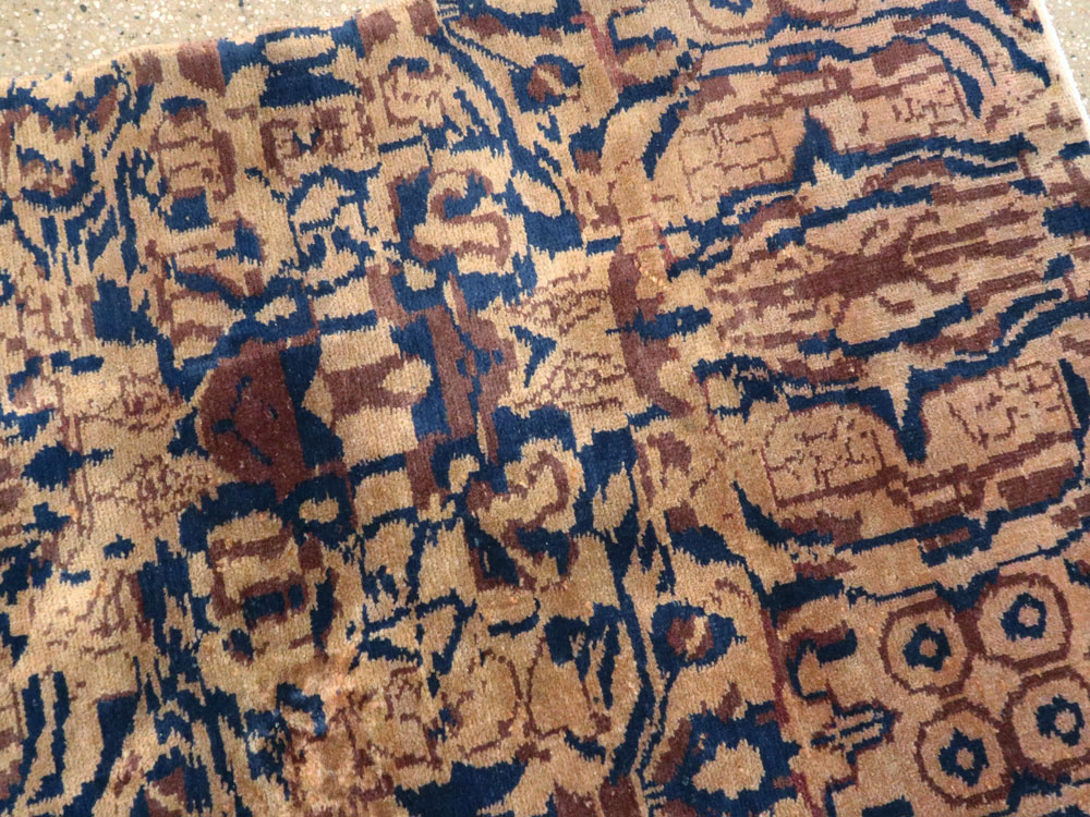 Vintage Indian Lahore Carpet, No.18650 - Gsblank