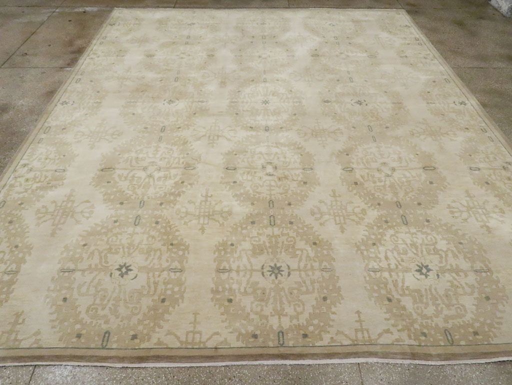 Modern Indian Lahore Large Room Size Carpet, No.18659 - Gsblank