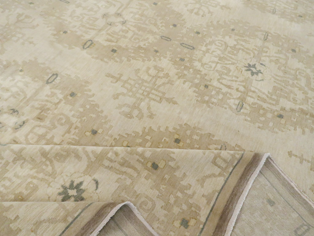 Modern Indian Lahore Large Room Size Carpet, No.18659 - Gsblank