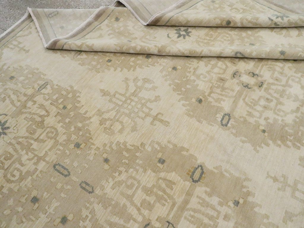 Modern Indian Lahore Large Room Size Carpet, No.18659 - Gsblank