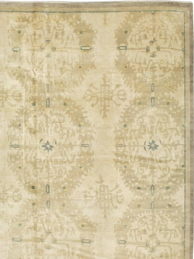 Vintage Indian Lahore Oversize Carpet, No.18660 - Gsblank
