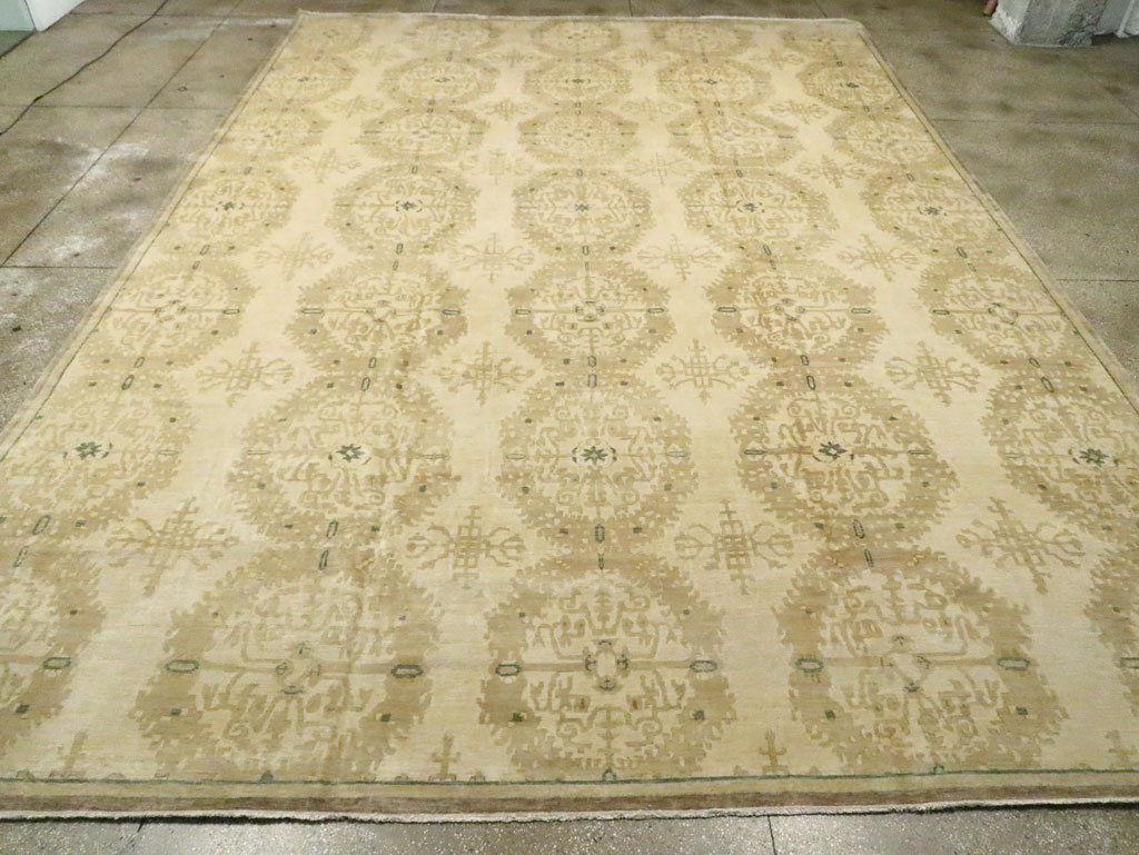 Vintage Indian Lahore Oversize Carpet, No.18660 - Gsblank