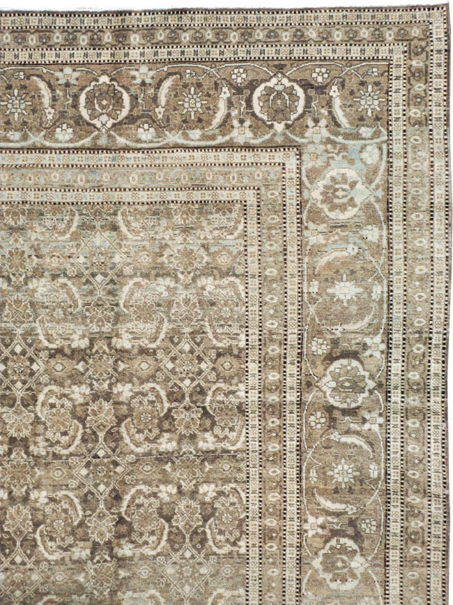 Antique Persian Tabriz Carpet, No.18662 - Gsblank