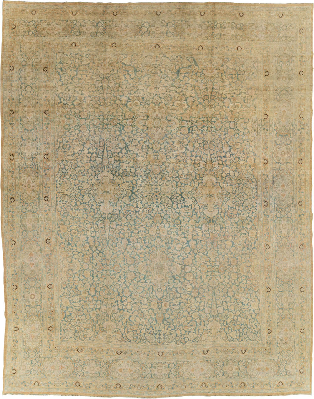 Antique Persian Mashad Carpet, No.18663 - Gsblank