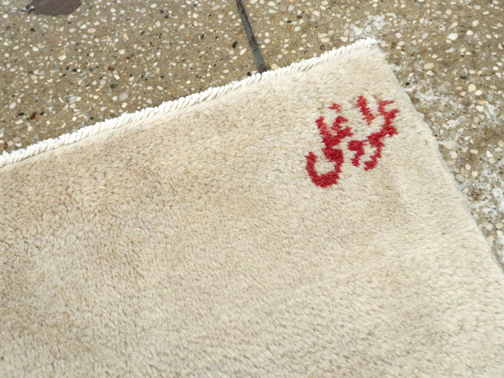 Vintage Persian Mashad Deco Style Rug (Pair: 1 of 2), No.18666 - Gsblank