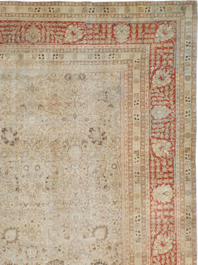 Antique Persian Tabriz Carpet, No.18669 - Gsblank