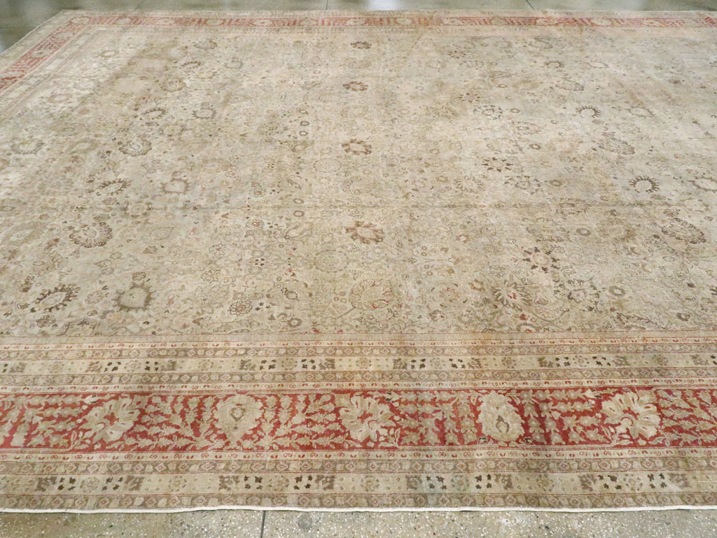 Antique Persian Tabriz Carpet, No.18669 - Gsblank