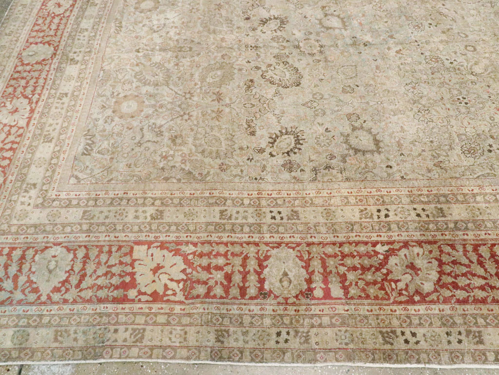 Antique Persian Tabriz Carpet, No.18669 - Gsblank