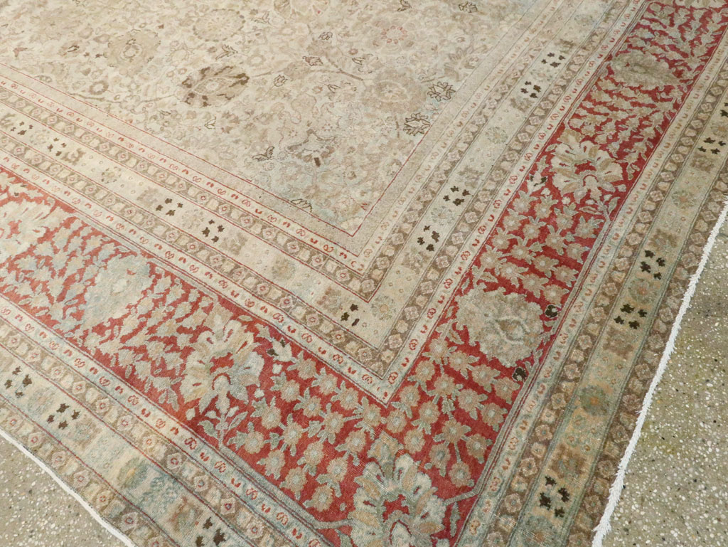 Antique Persian Tabriz Carpet, No.18669 - Gsblank