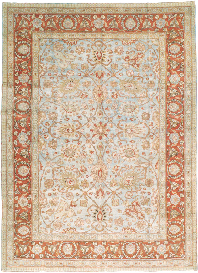 Antique Persian Tabriz Carpet, No.18670 - Gsblank