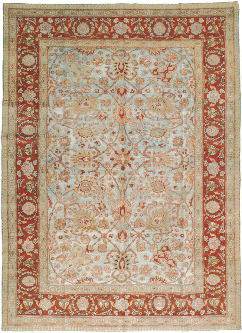 Antique Persian Tabriz Carpet, No.18670 - Gsblank