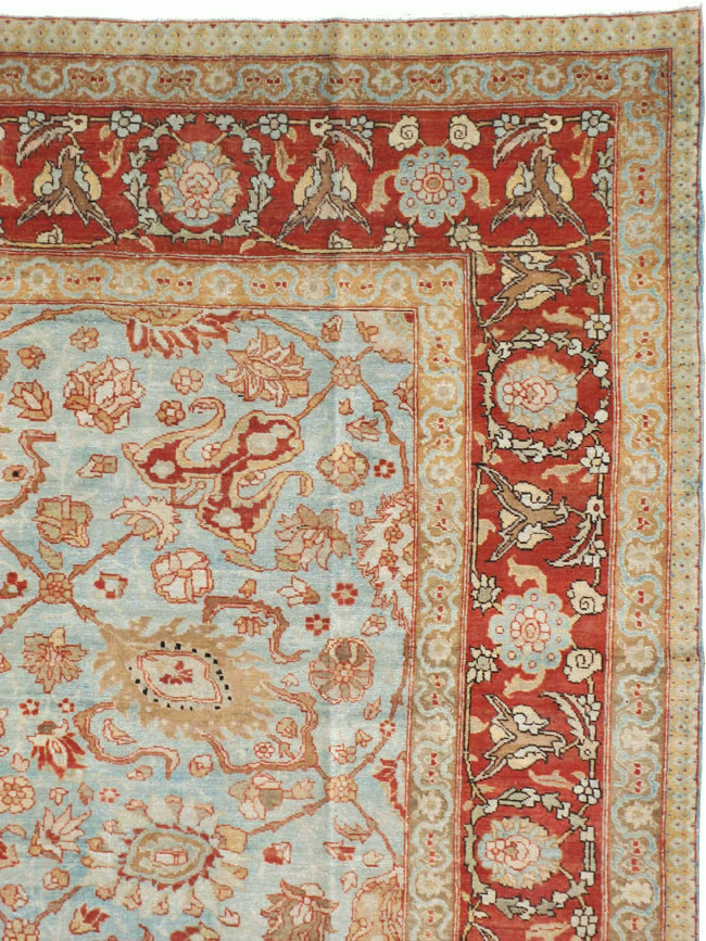 Antique Persian Tabriz Carpet, No.18670 - Gsblank