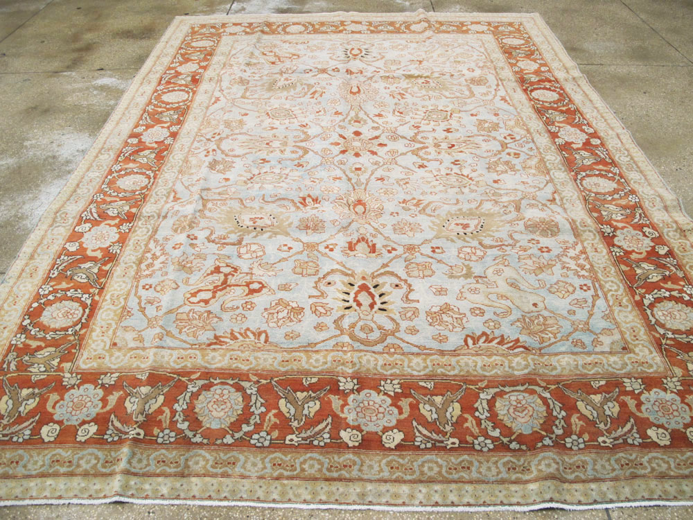 Antique Persian Tabriz Carpet, No.18670 - Gsblank