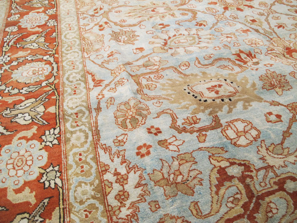 Antique Persian Tabriz Carpet, No.18670 - Gsblank