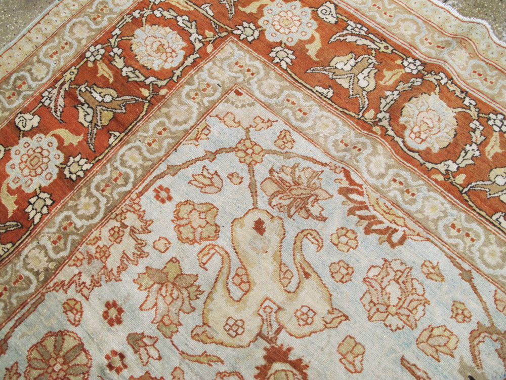 Antique Persian Tabriz Carpet, No.18670 - Gsblank