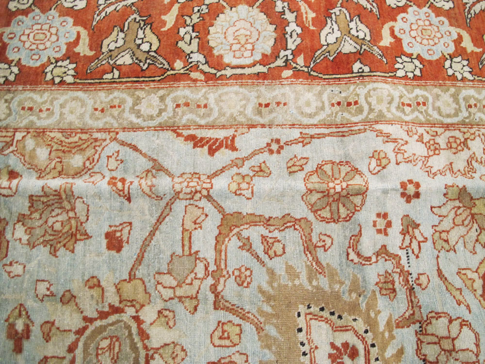 Antique Persian Tabriz Carpet, No.18670 - Gsblank