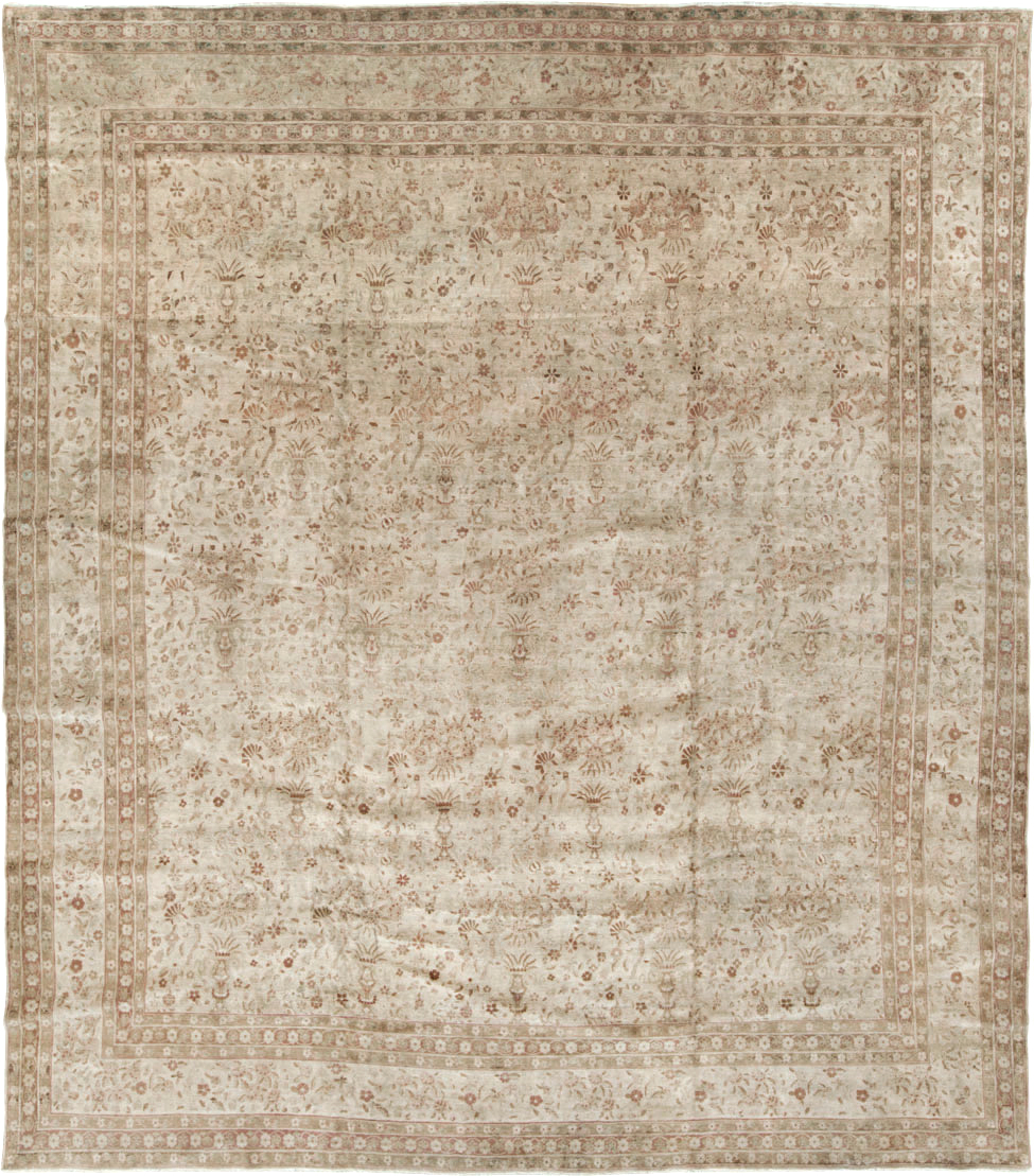 Antique Persian Lavar Kerman Carpet, No.18672 - Gsblank