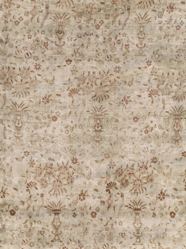 Antique Persian Lavar Kerman Carpet, No.18672 - Gsblank