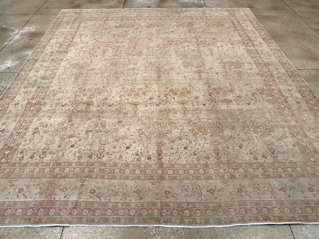 Antique Persian Lavar Kerman Carpet, No.18672 - Gsblank