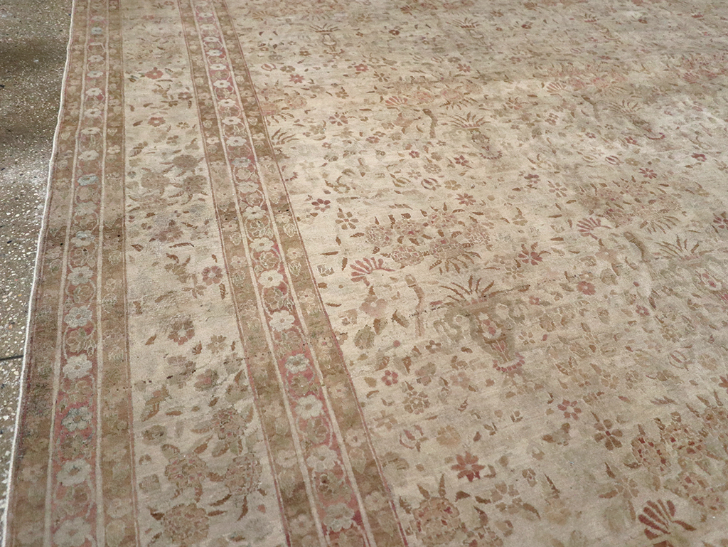 Antique Persian Lavar Kerman Carpet, No.18672 - Gsblank