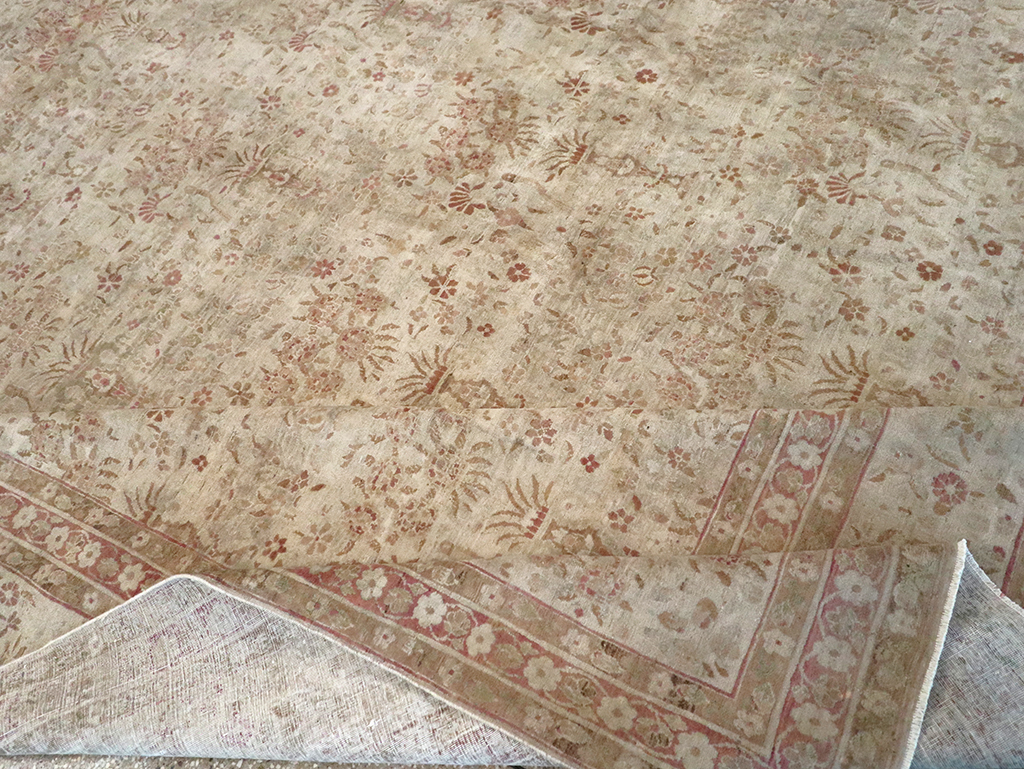 Antique Persian Lavar Kerman Carpet, No.18672 - Gsblank
