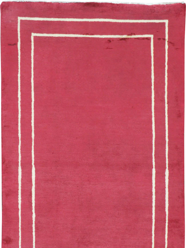 Vintage Persian Mashad Modernist Runner, No.18686 - Gsblank