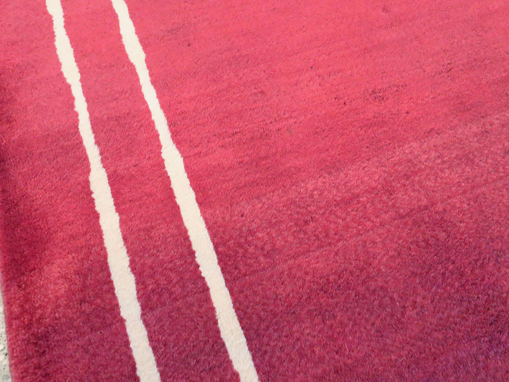 Vintage Persian Mashad Modernist Runner, No.18686 - Gsblank