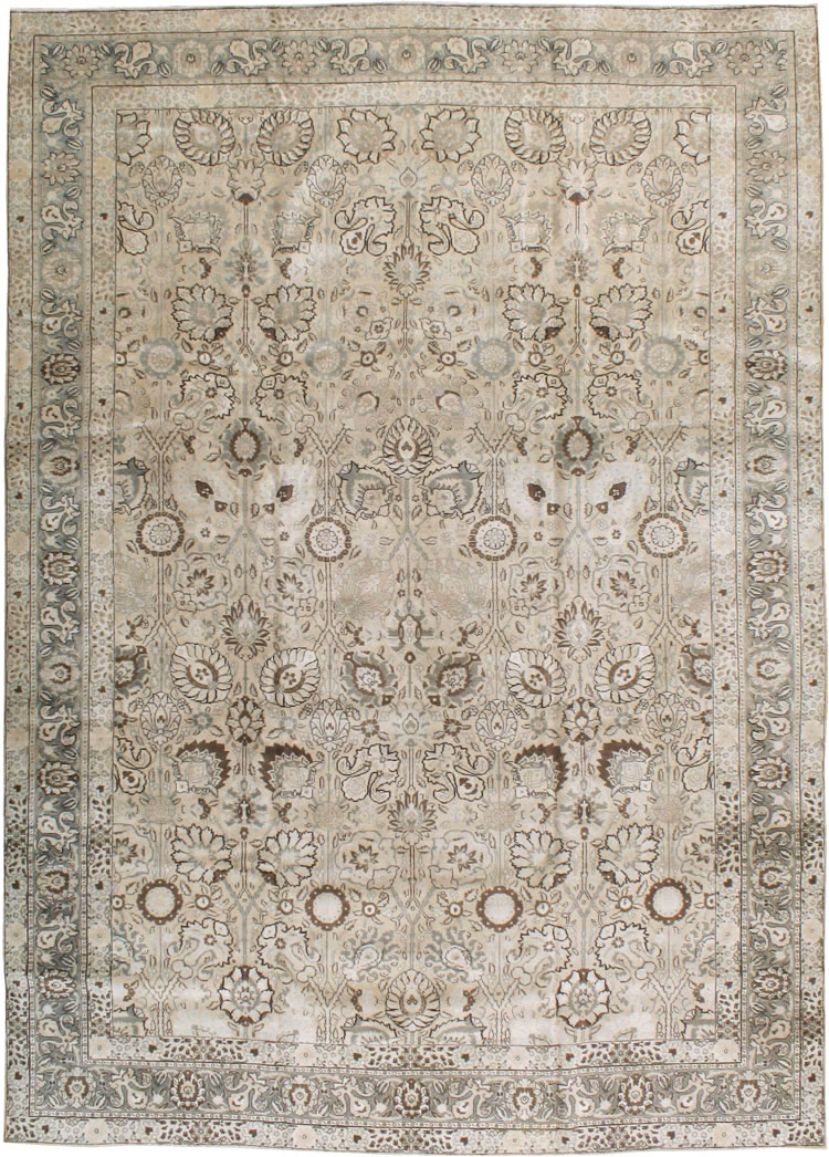 Antique Persian Tabriz Carpet, No.18693 - Gsblank