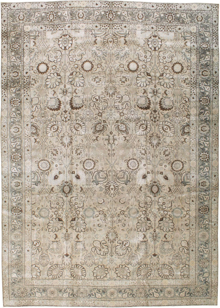 Antique Persian Tabriz Carpet, No.18693 - Gsblank