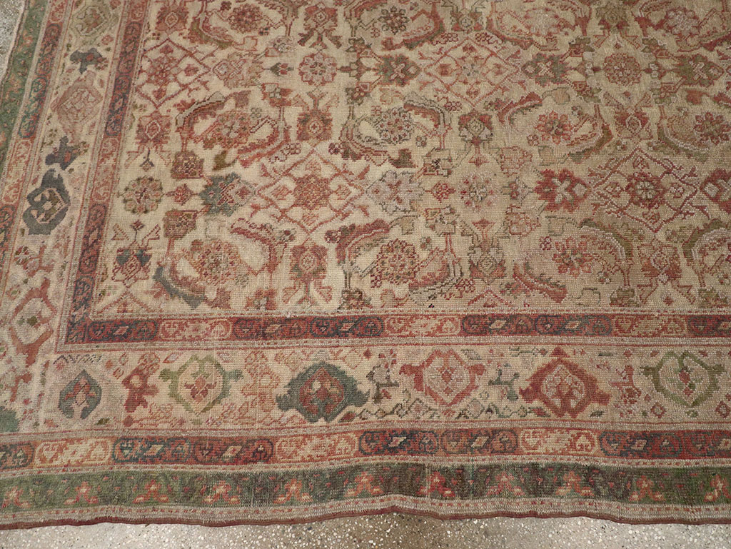 Vintage Indian Lahore Room Size Carpet, No.18710 - Gsblank