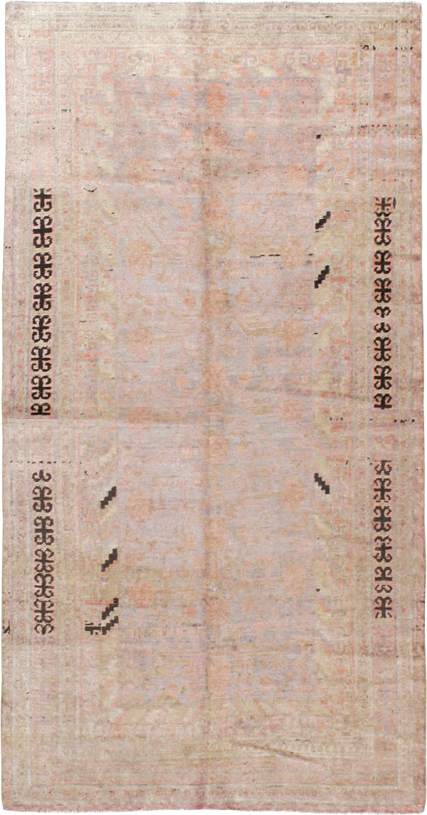Vintage East Turkestan Khotan Rug, No.18718 - Gsblank