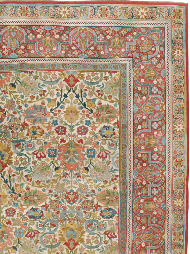 Antique Indian Lahore Carpet, No.18725 - Gsblank