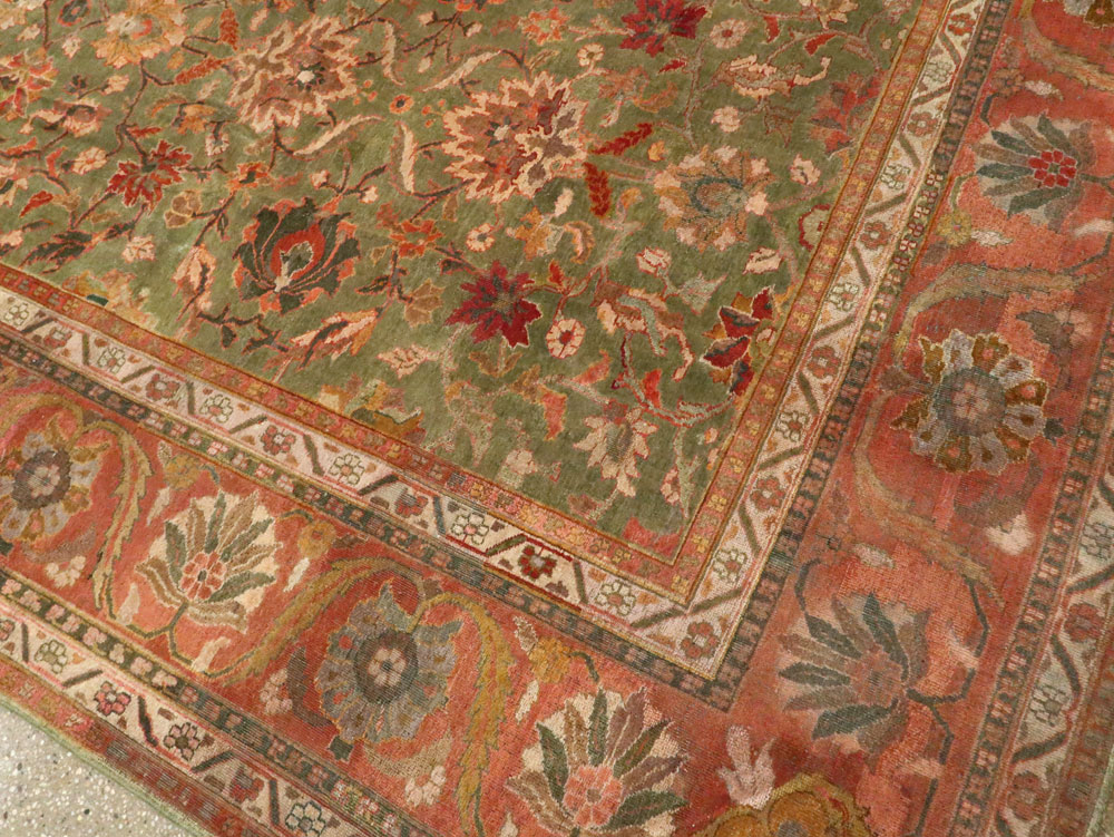 Antique Indian Amritsar Carpet, No.18732 - Gsblank