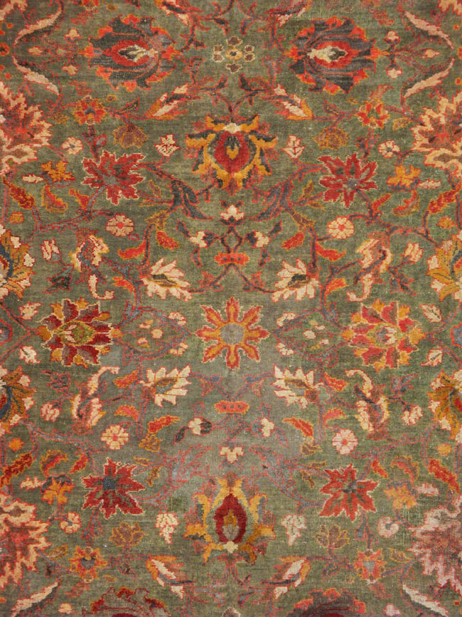 Antique Indian Amritsar Carpet, No.18732 - Gsblank