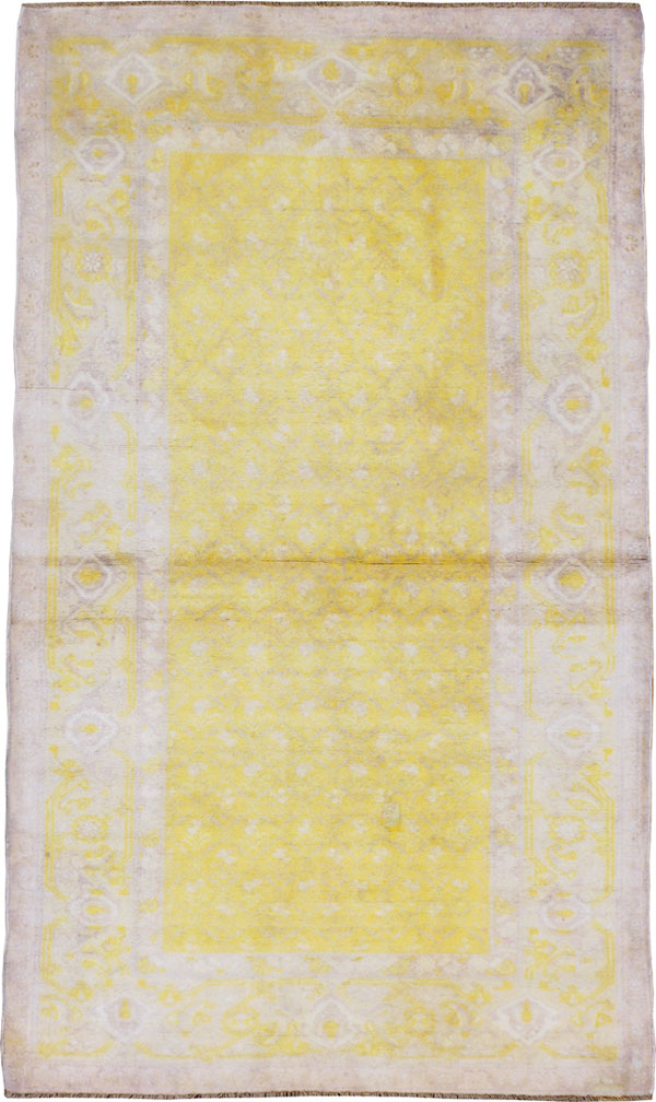 Vintage Indian Cotton Agra Rug, No.18739 - Gsblank