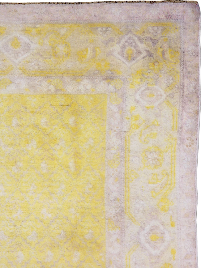 Vintage Indian Cotton Agra Rug, No.18739 - Gsblank