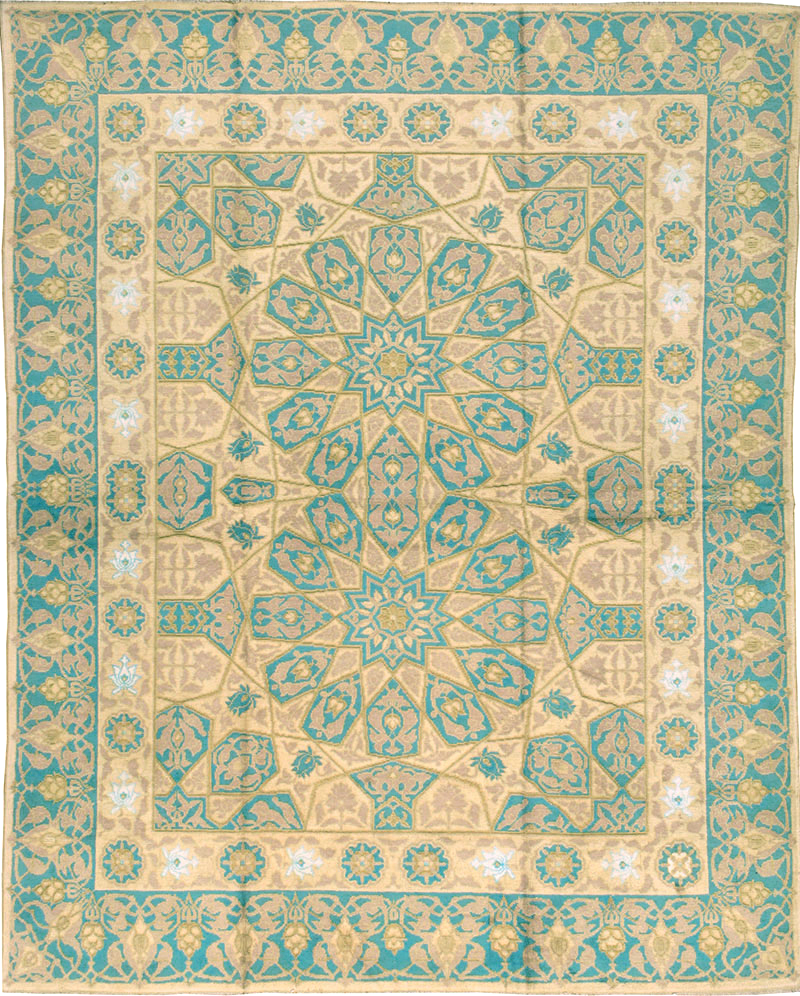 Antique Indian Cotton Agra Carpet, No.18741 - Gsblank