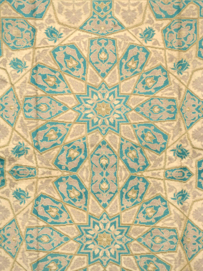 Antique Indian Cotton Agra Carpet, No.18741 - Gsblank