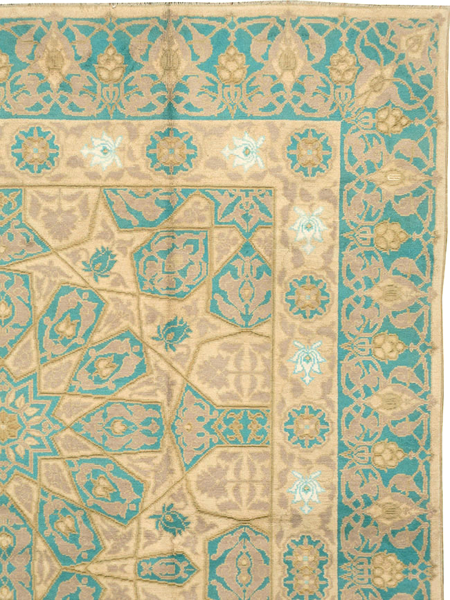 Antique Indian Cotton Agra Carpet, No.18741 - Gsblank