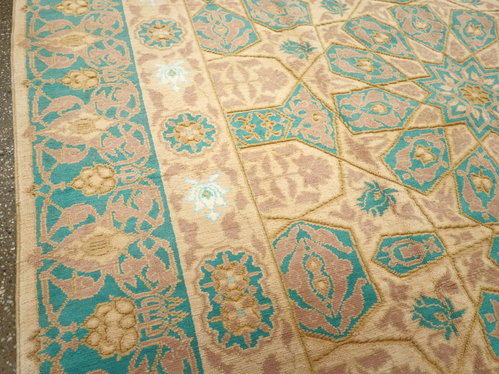 Antique Indian Cotton Agra Carpet, No.18741 - Gsblank